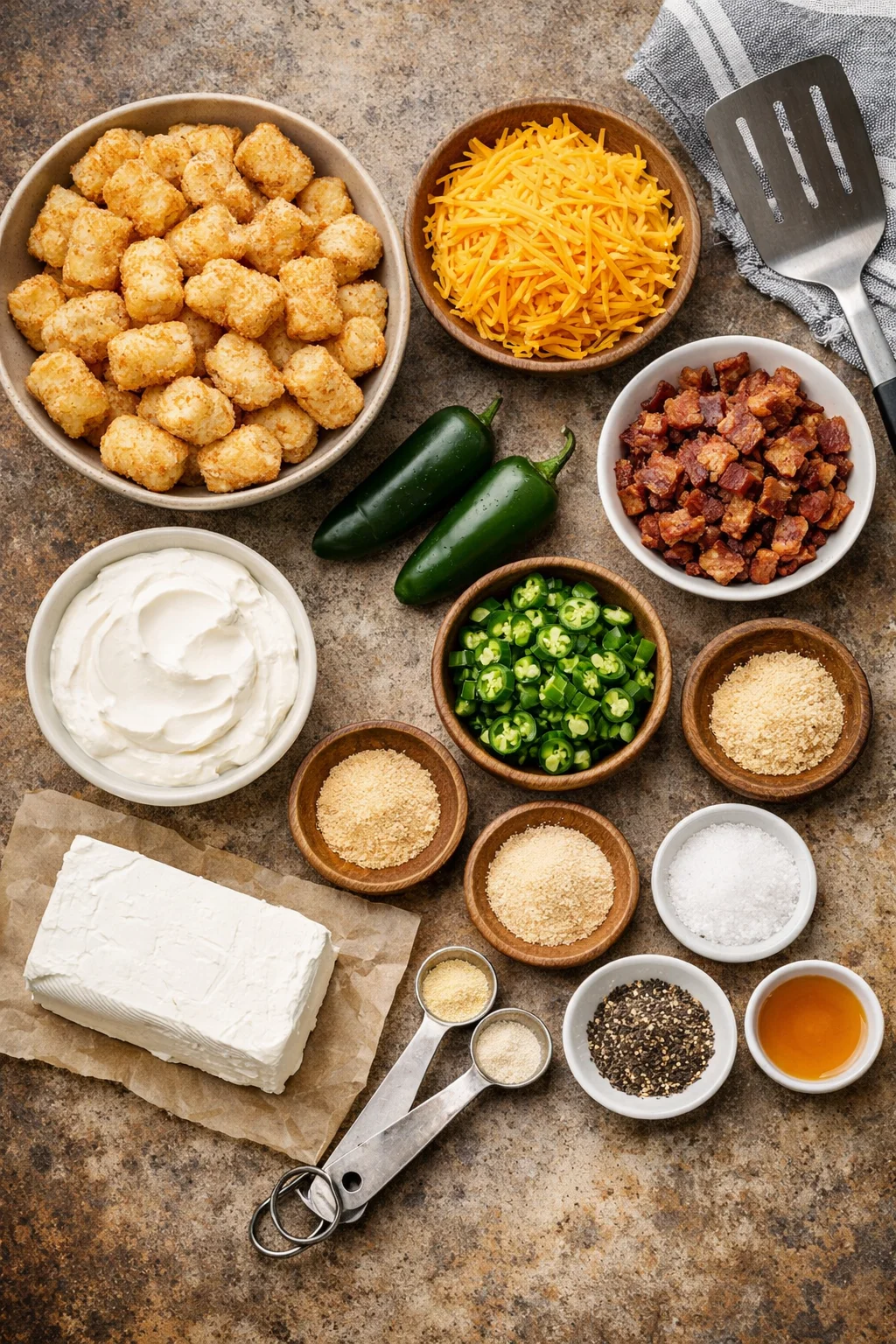 Jalapeño Popper Tater Tot Casserole