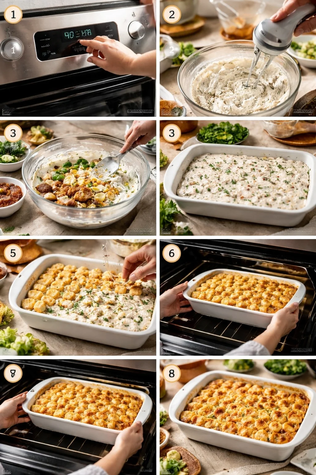 Jalapeño Popper Tater Tot Casserole