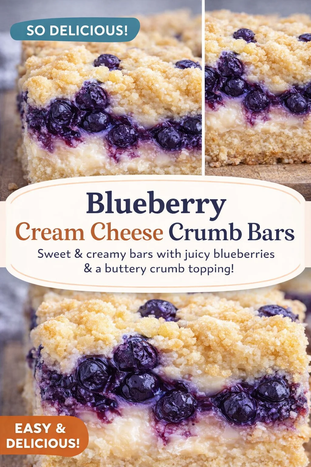 LEMON BLUEBERRY CRUMB BARS!