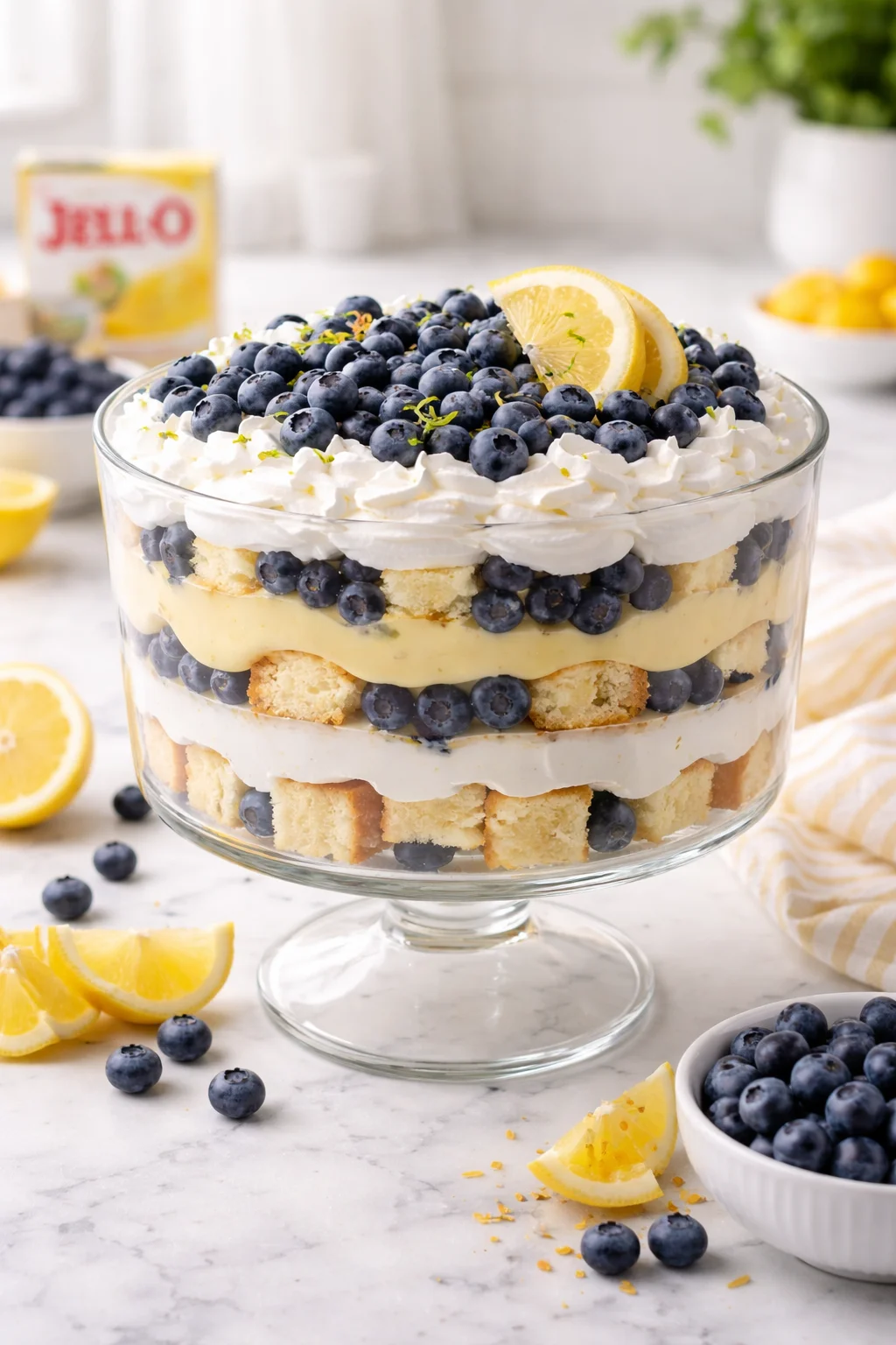 Lemon Blueberry Trifle