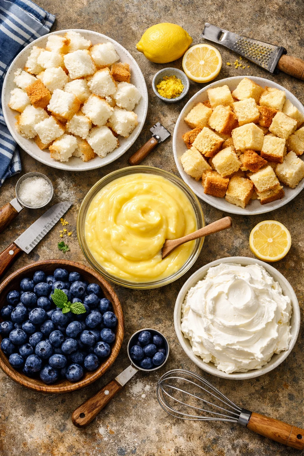 Lemon Blueberry Trifle