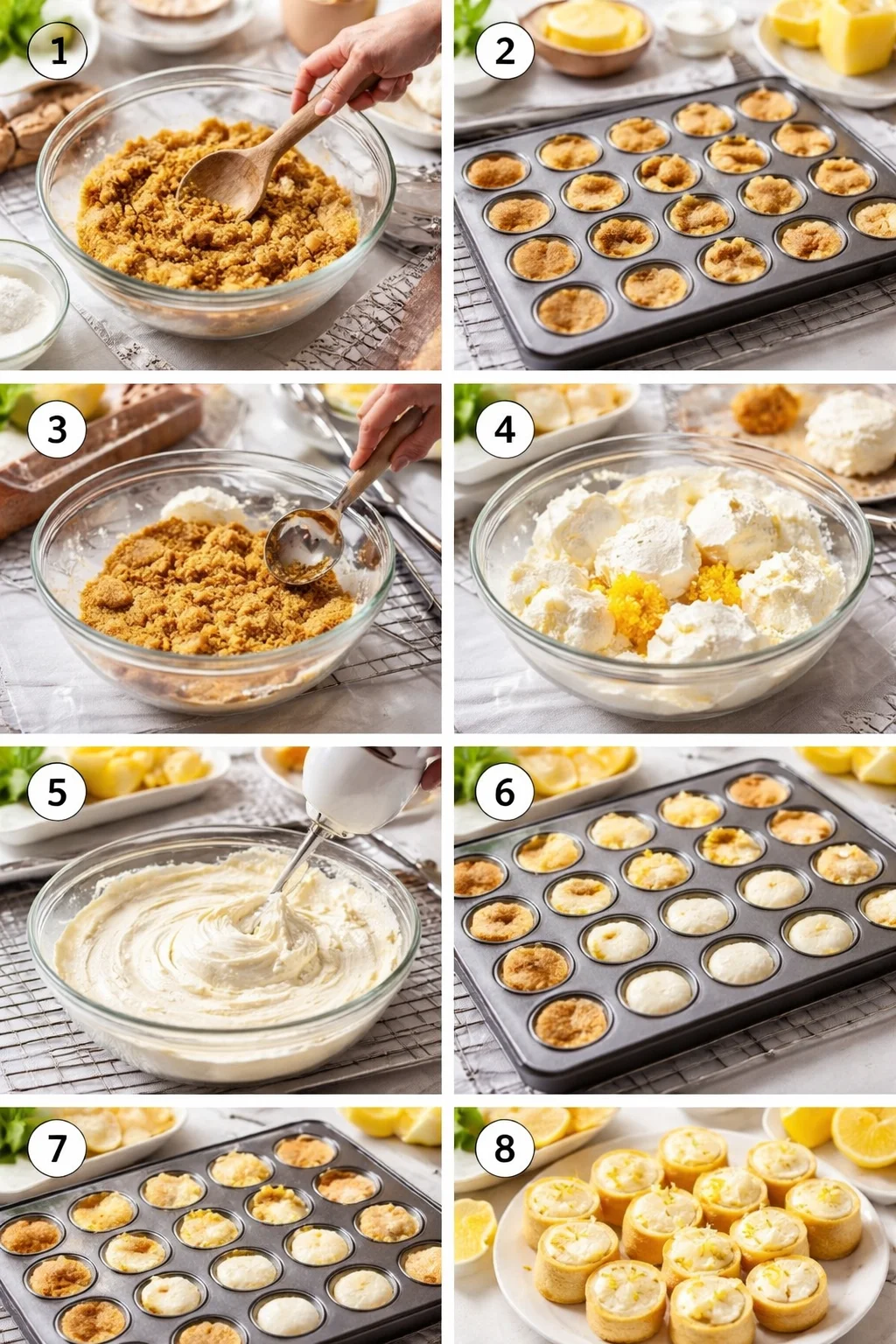 LEMON CHEESECAKE BITES