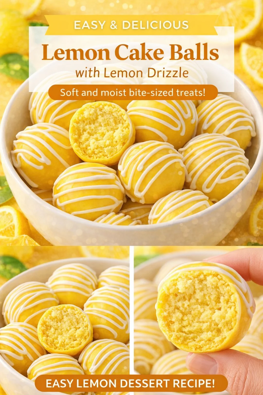 LEMON CHEESECAKE BITES