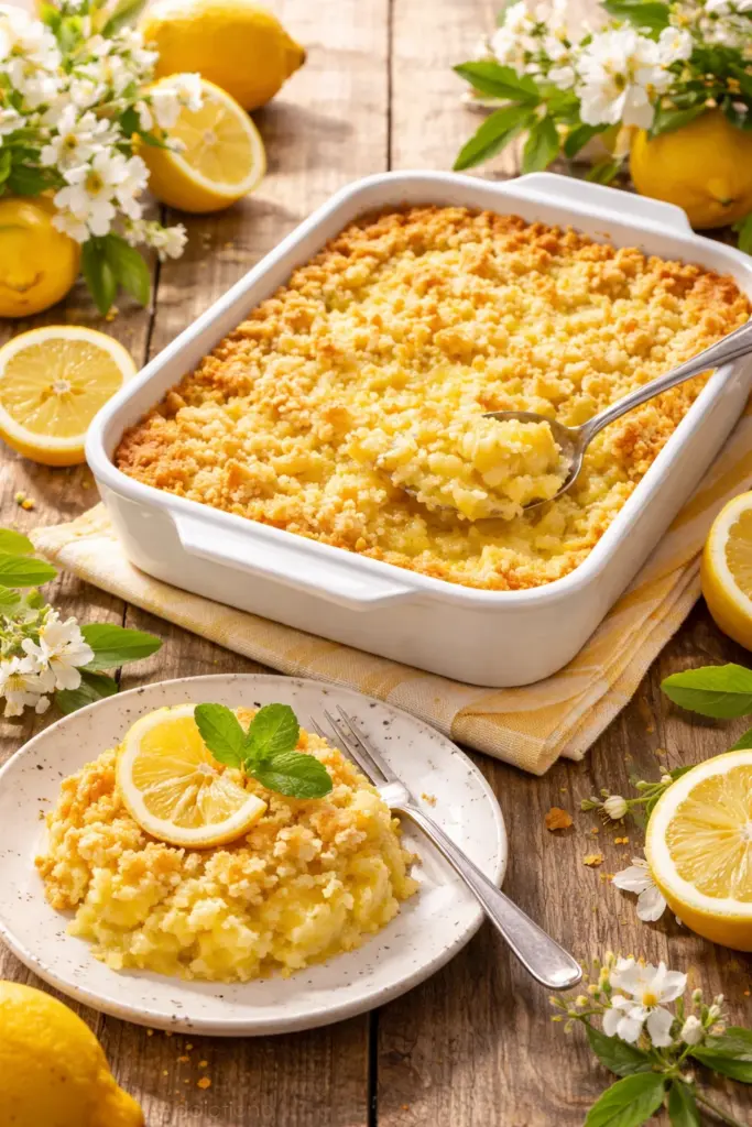 Lemon Dump Cake
