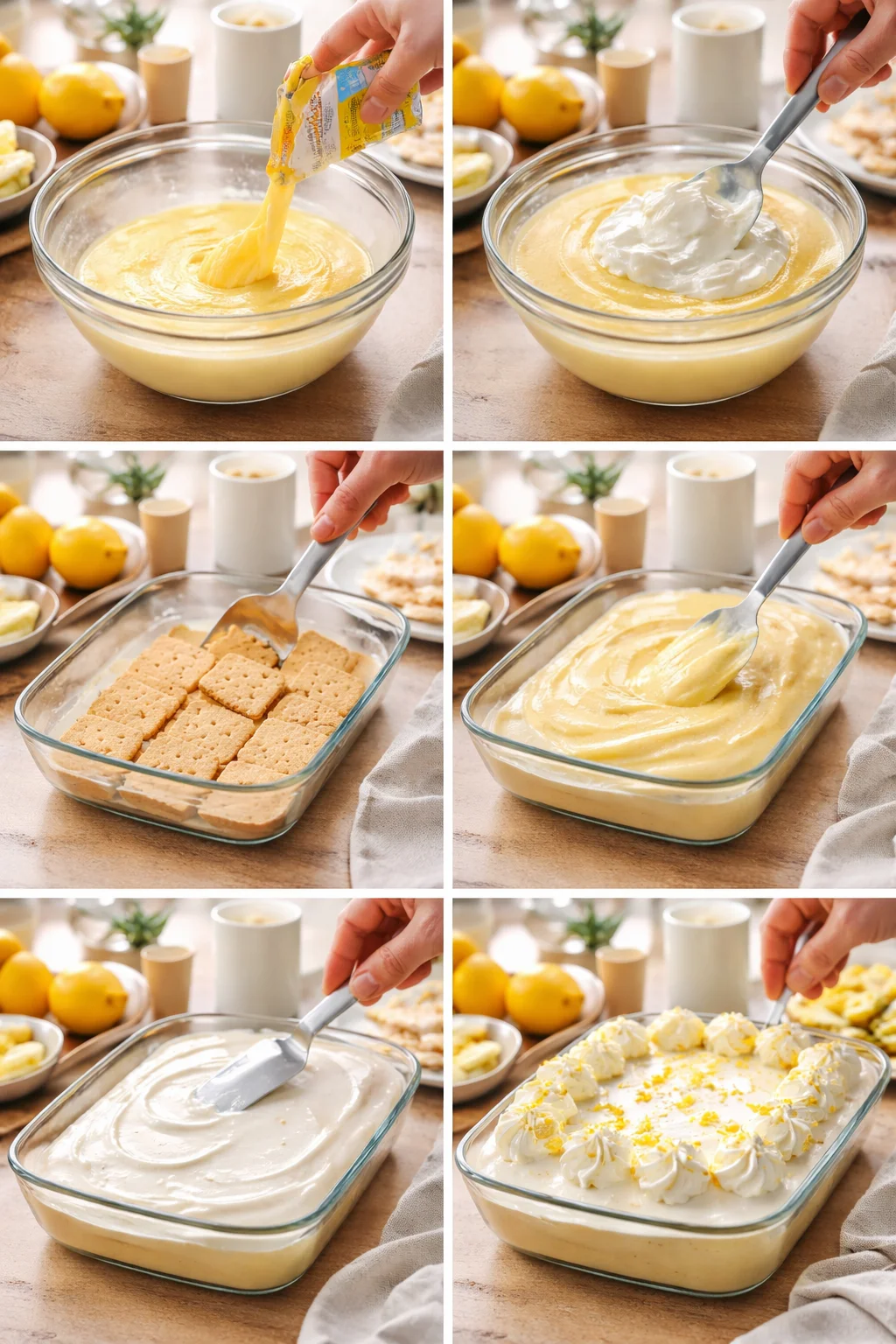 Lemon Eclair Cake
