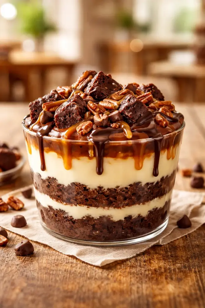 Loaded Brownie Cheesecake Cup