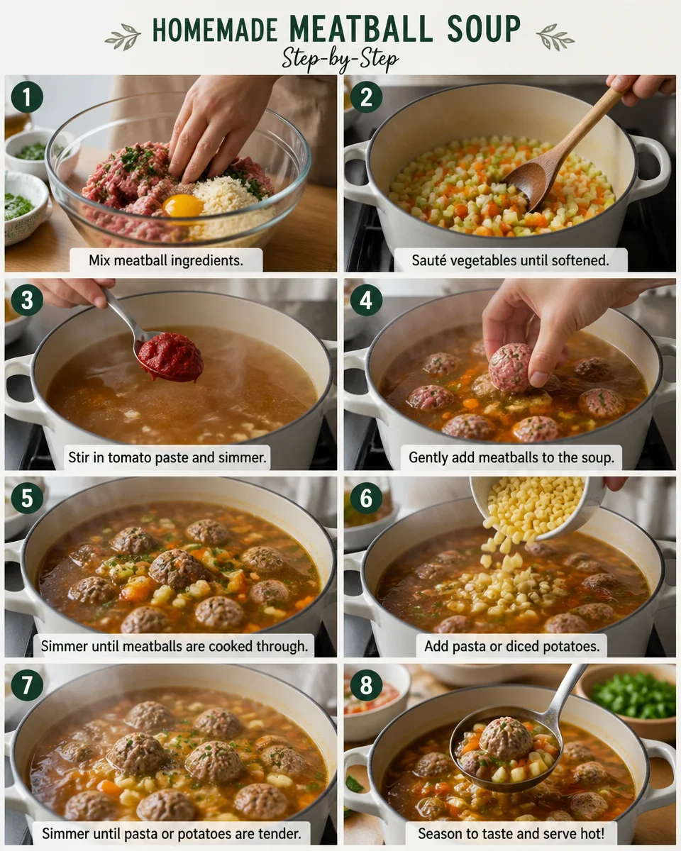 Meatball Soup Recipe