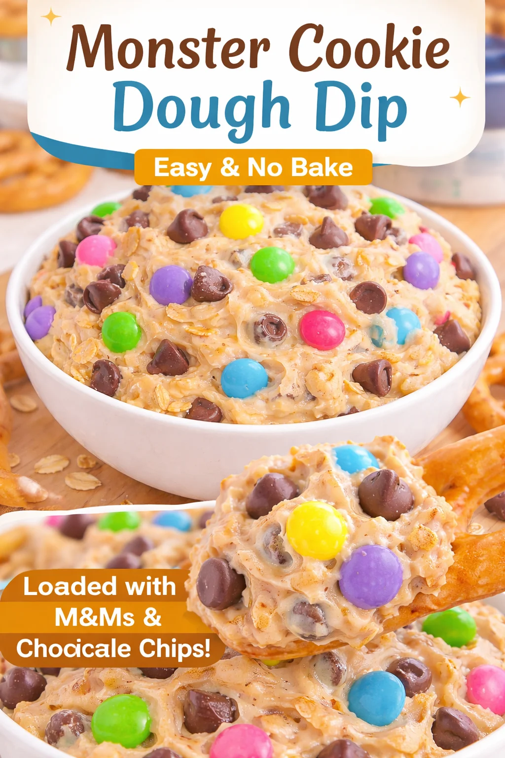 MONSTER COOKIE DESSERT DIP