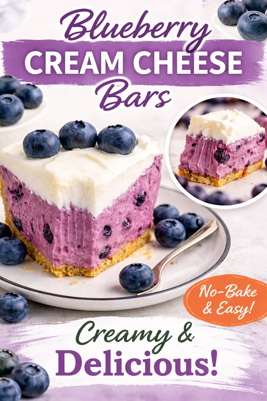 No-Bake Blueberry Pie