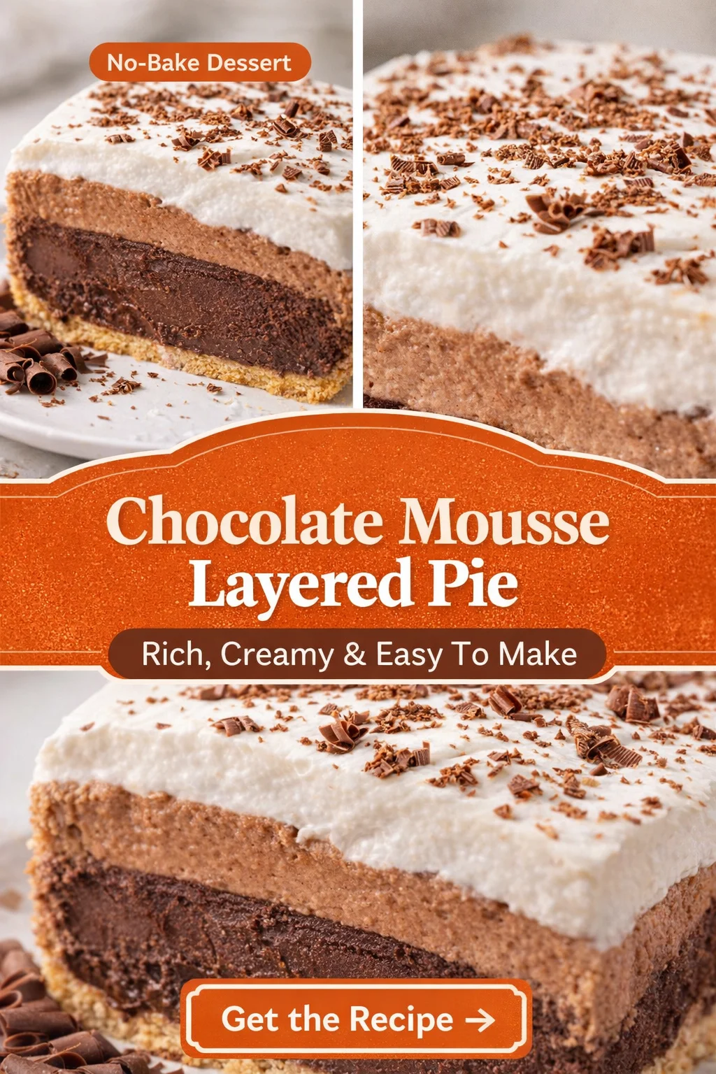 NO-BAKE CHOCOLATE PUDDING PIE
