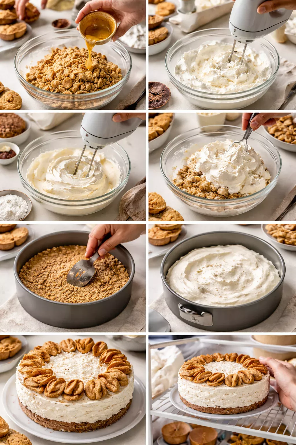 No Bake Oatmeal Creme Pie Cheesecake