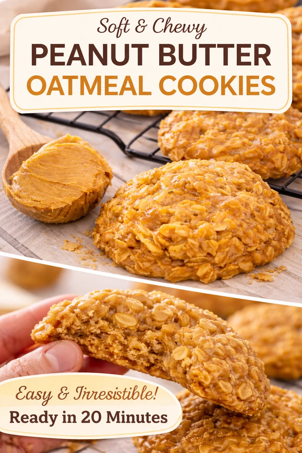 No Bake Peanut Butter Cookies