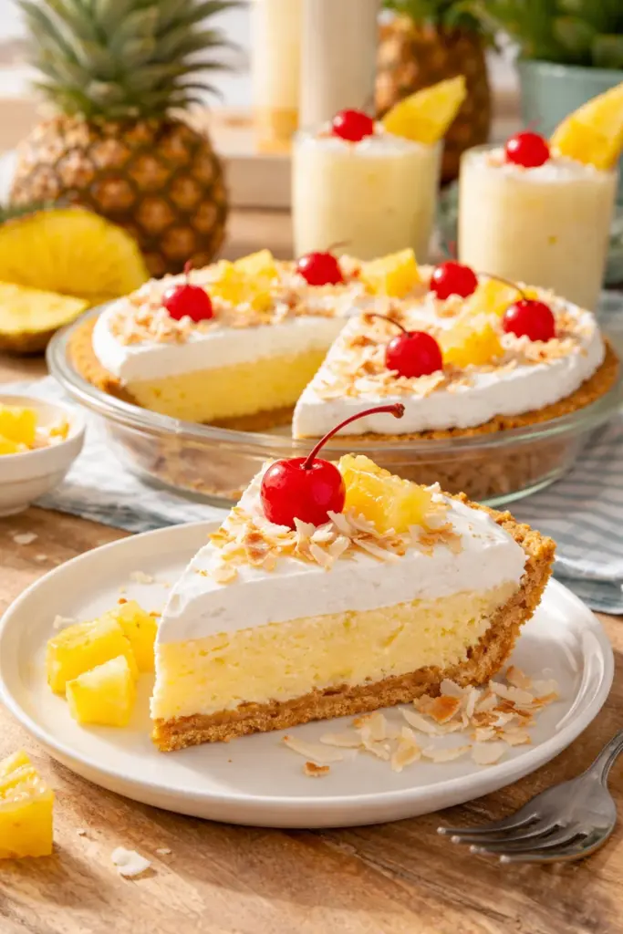 No-Bake Pineapple Pie