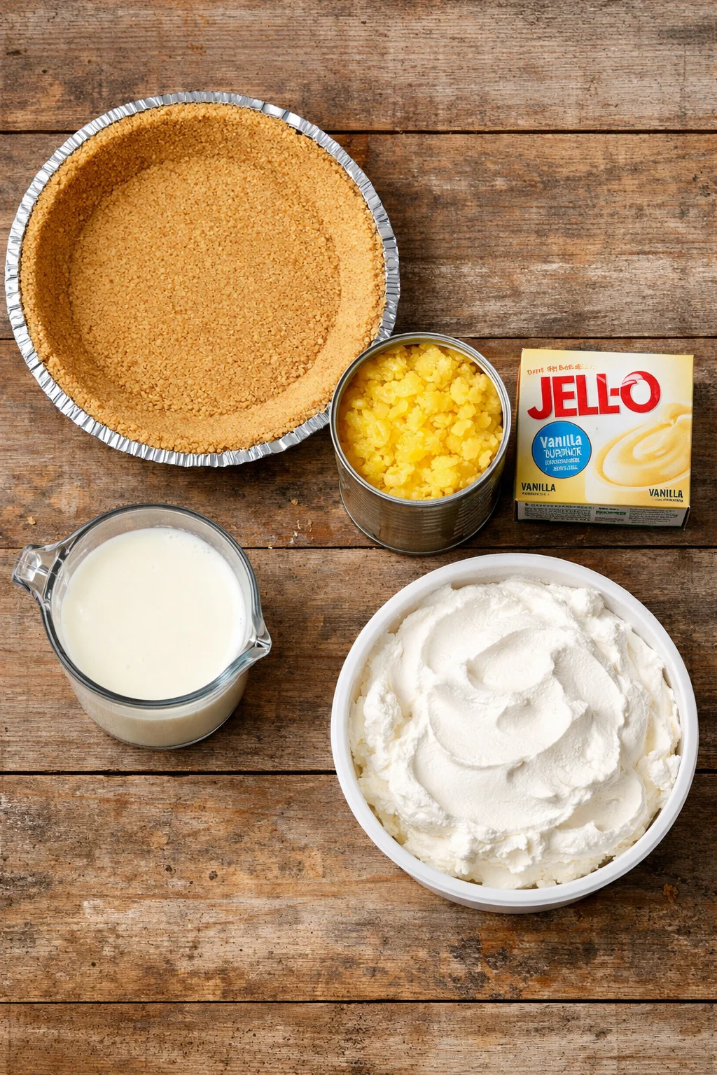 No-Bake Pineapple Pie