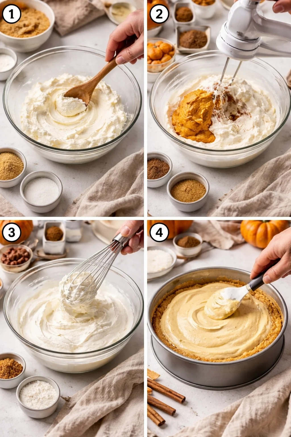 NO-BAKE Pumpkin Pie