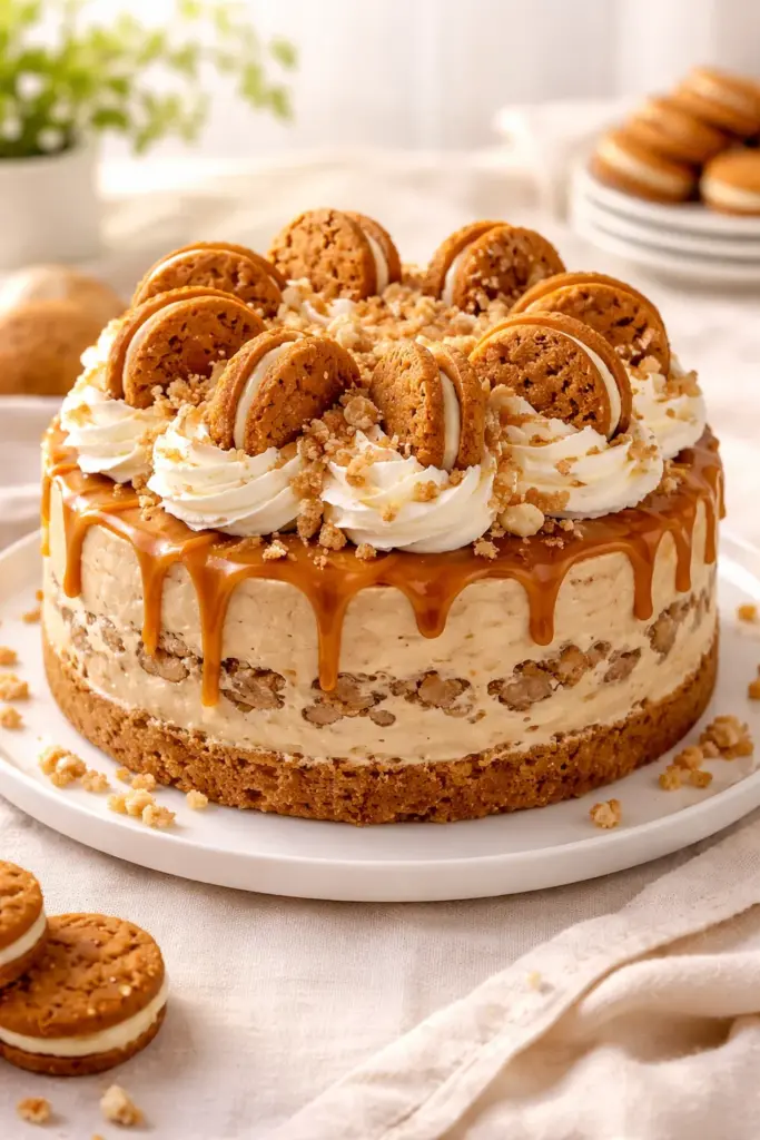Oatmeal Creme Pie Cheesecake