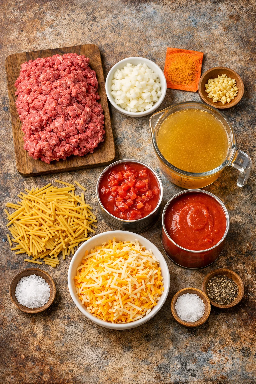 One pot taco spaghetti