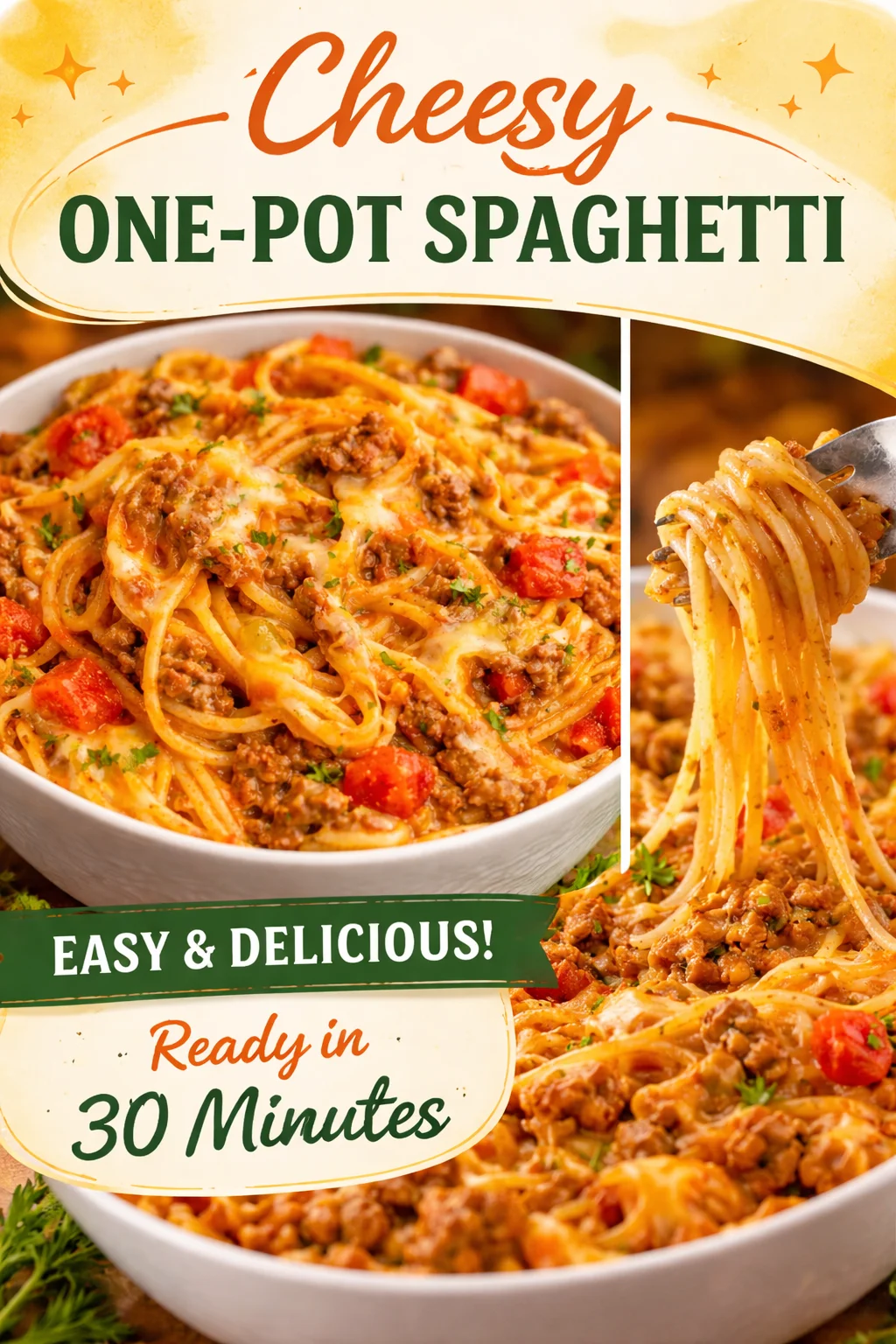 One pot taco spaghetti