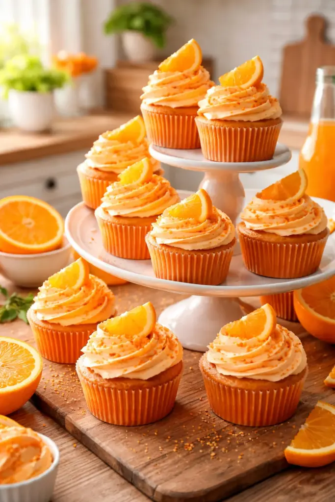 Orange Crush Cupcakes