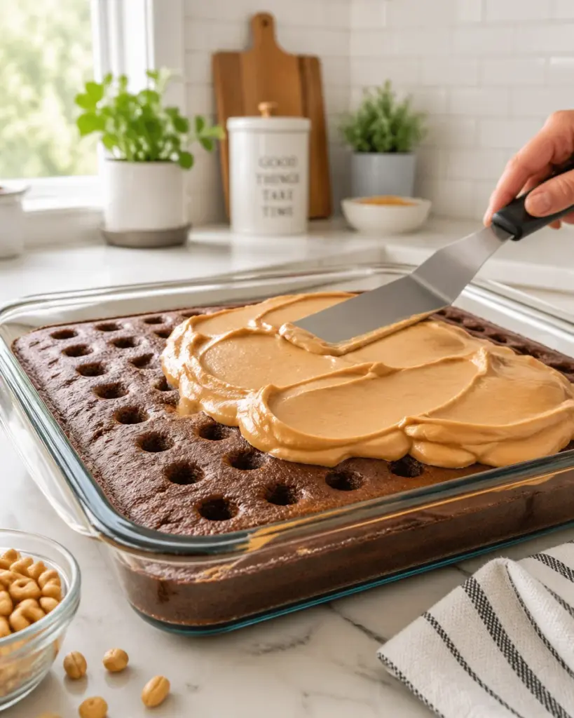 Peanut Butter Poke Cake Recipe
