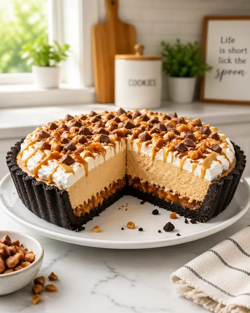 Peanut Butter Toffee Pie