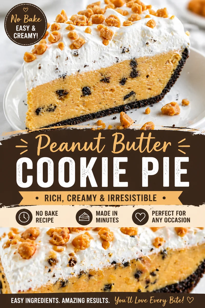 PEANUT BUTTER TOFFEE PIE