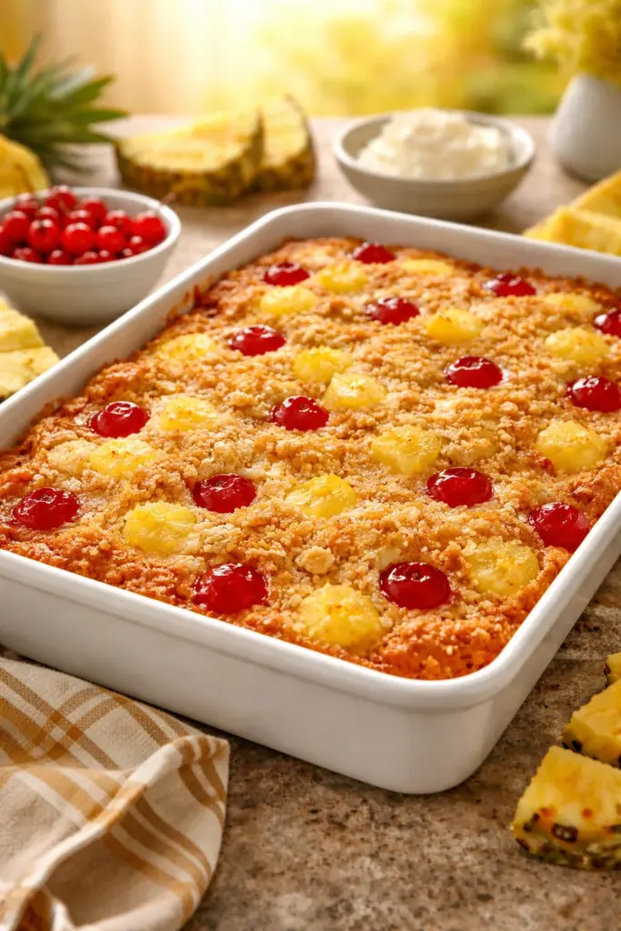 Pineapple Dump Cake