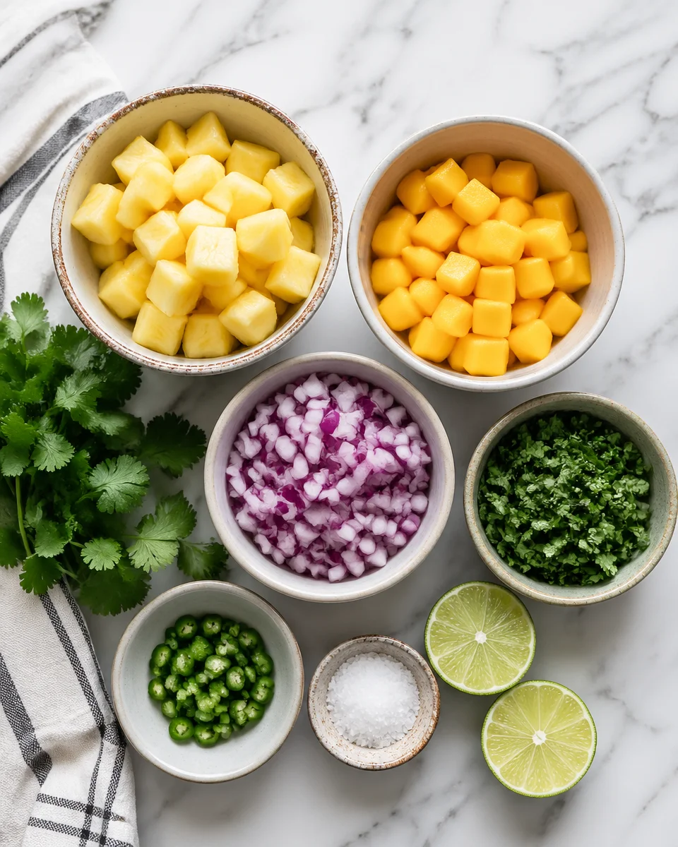 Pineapple Mango Salsa