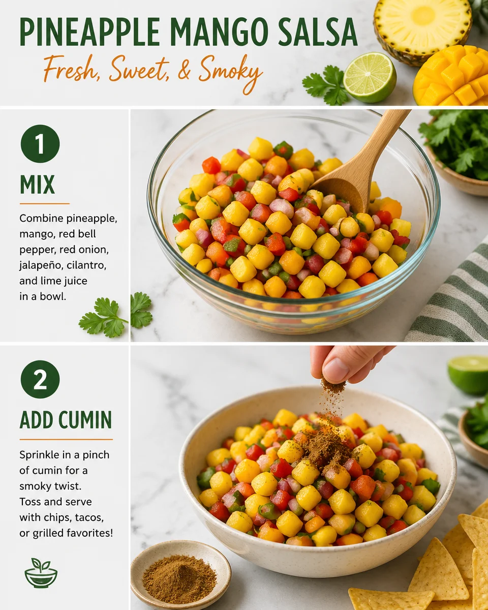 Pineapple Mango Salsa