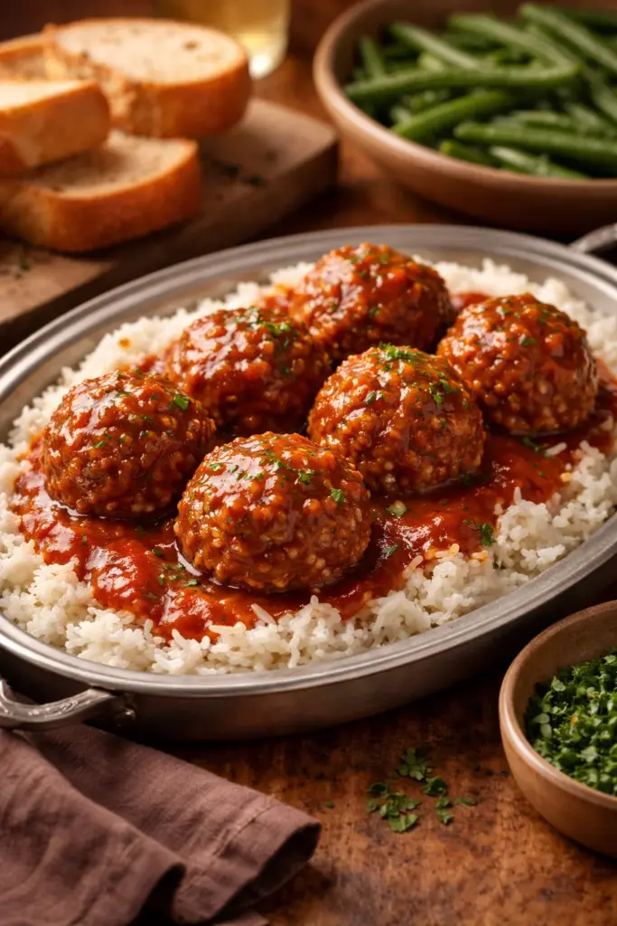 PORCUPINE MEATBALLS