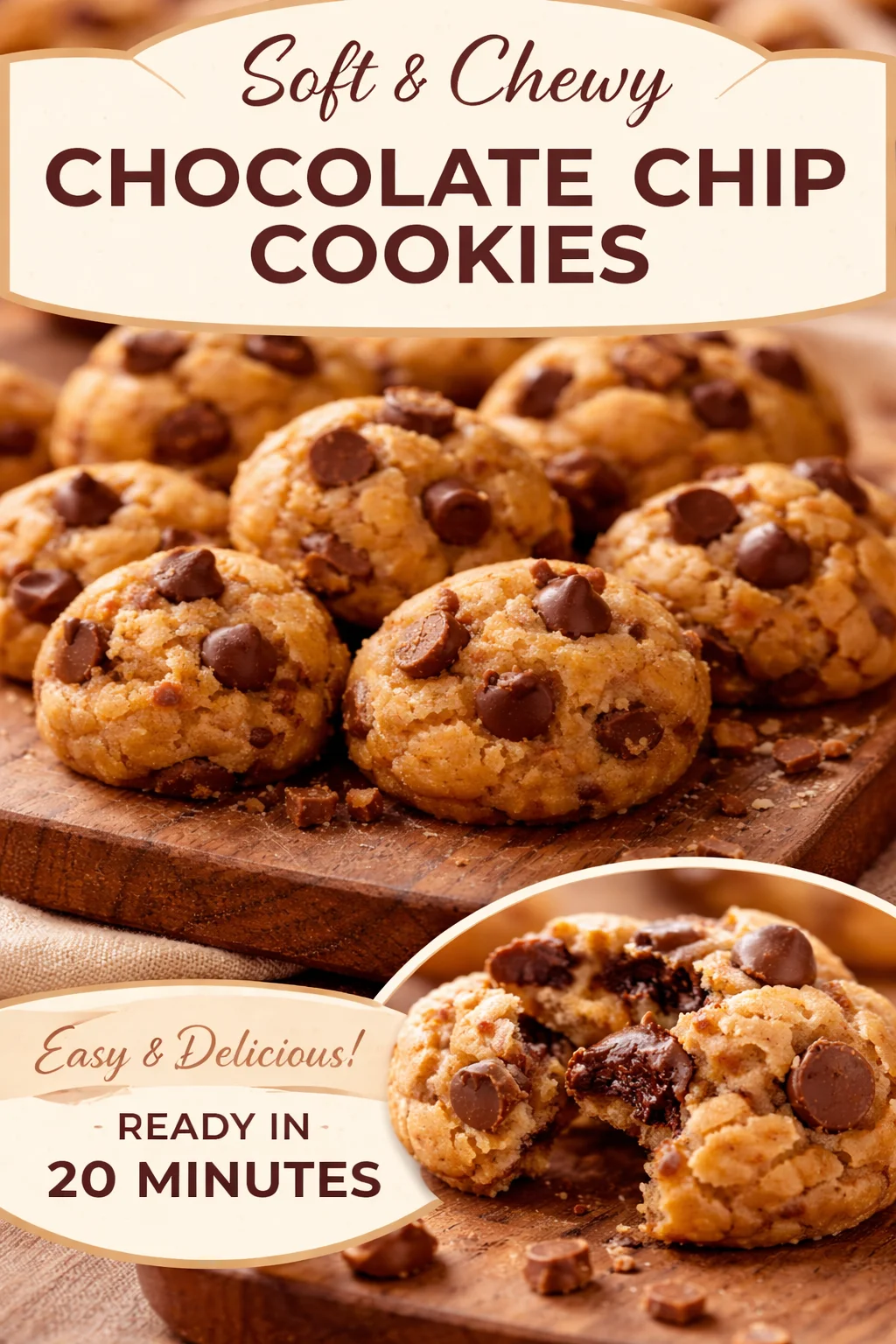 REESE’S PEANUT BUTTER CHOCOLATE CHIP COOKIE BITES