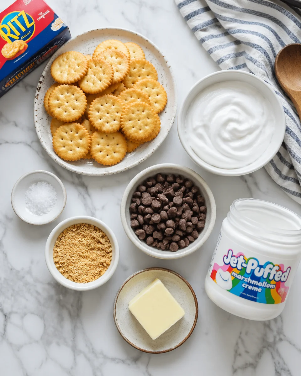 RITZ CRACKER SMORES COOKIES