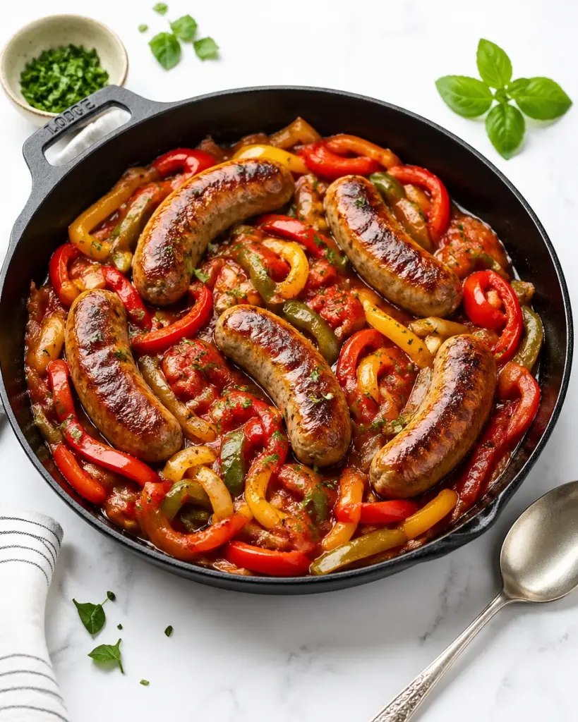 Sausage, Peppers, and Onions