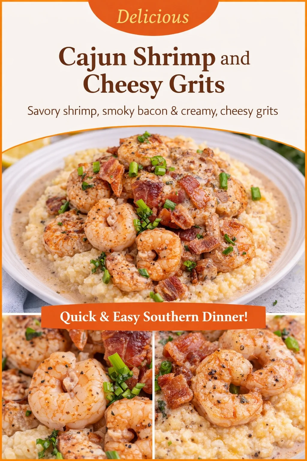Shrimp and  Cheesy Grits