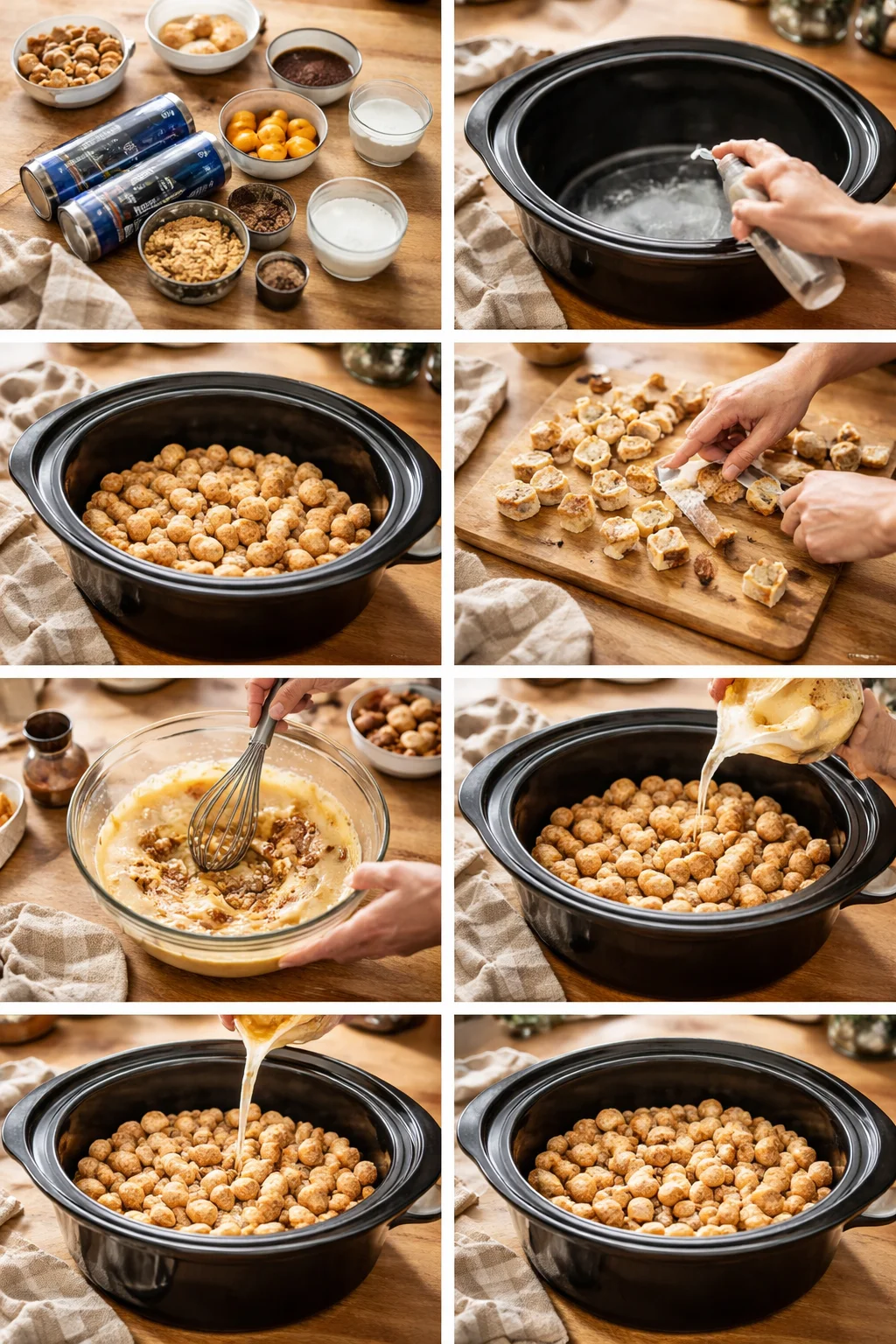 Slow Cooker Cinnamon Roll Casserole