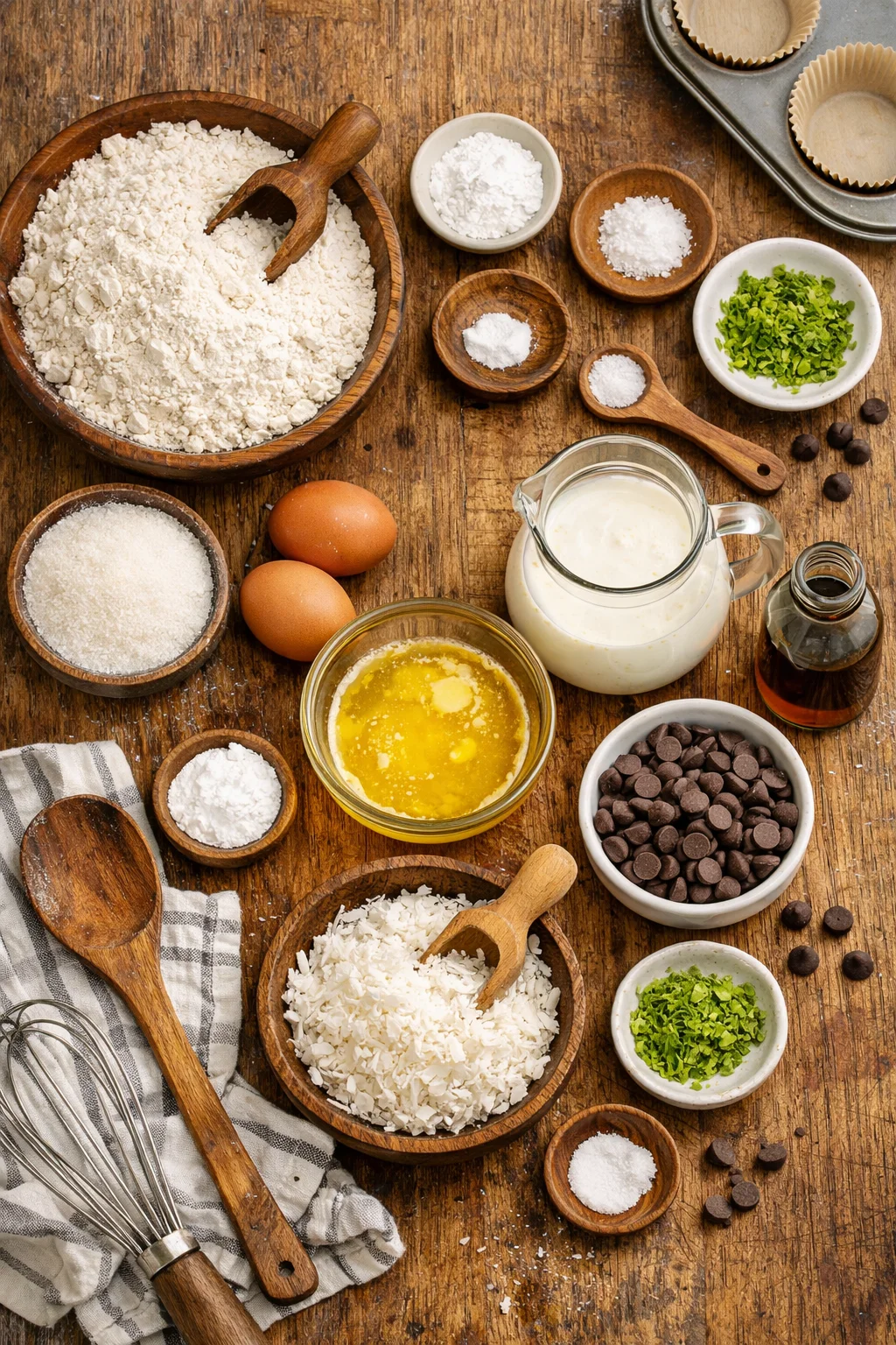 Soft & Fluffy Coconut Muffins