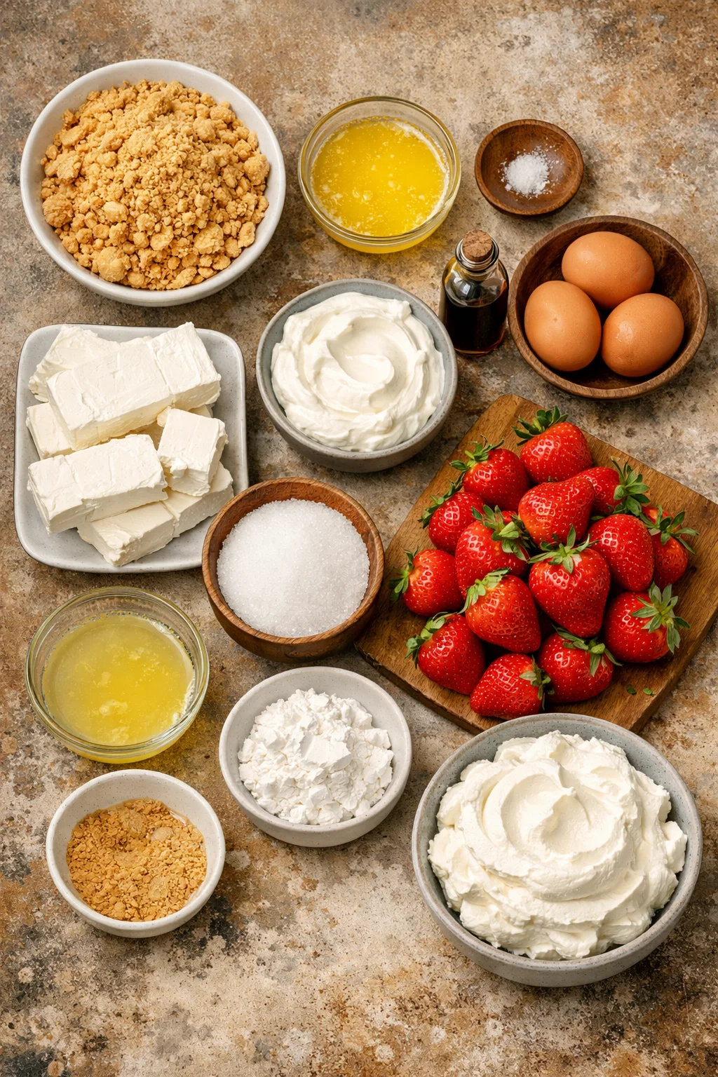 Strawberry Shortcake Cheesecake