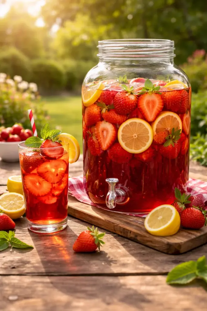 Strawberry Sweet Tea