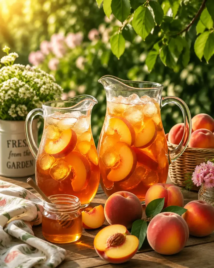 Sweet Peach Iced Tea