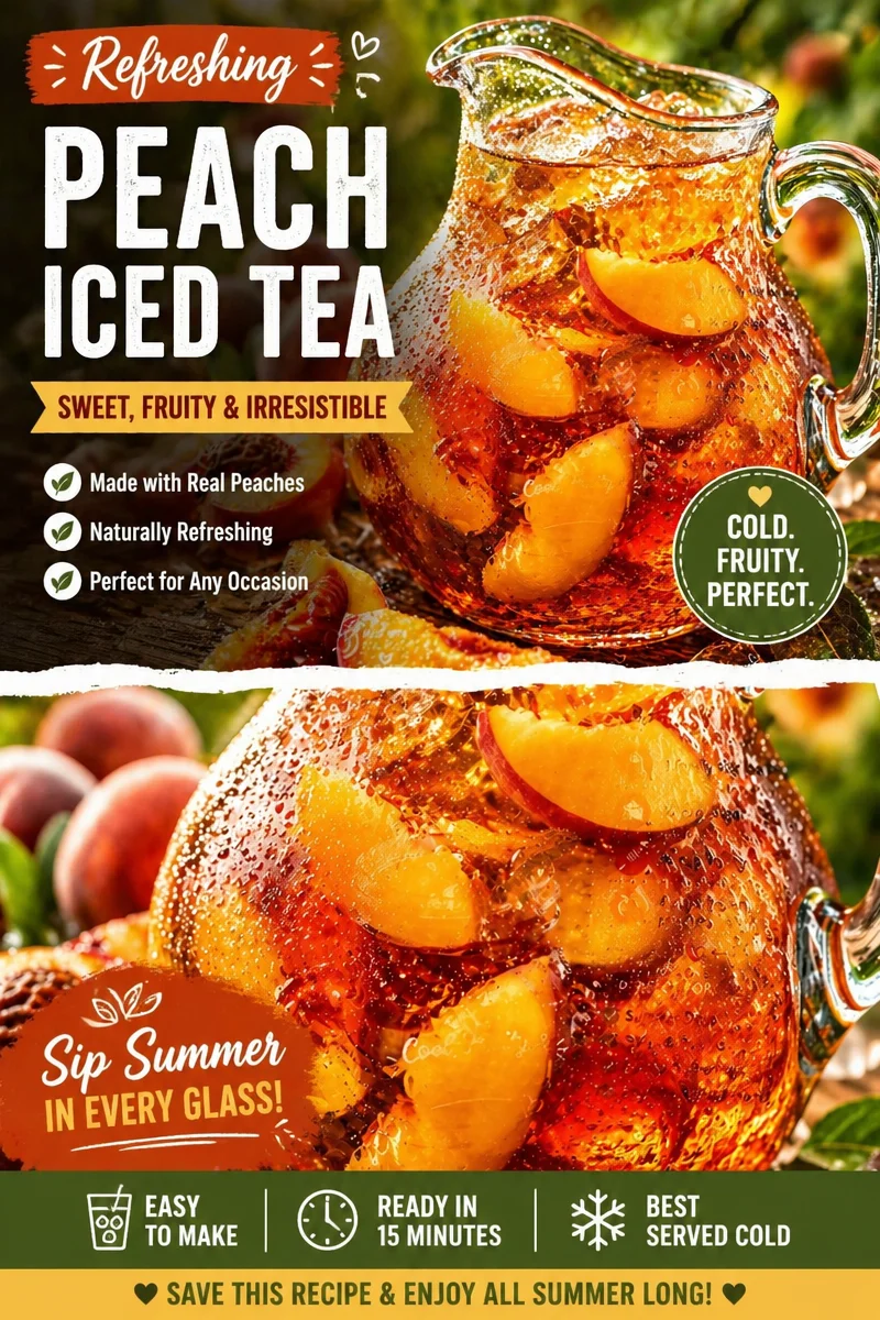 Sweet Peach Iced Tea