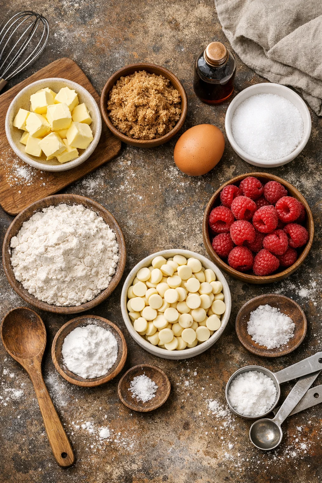 White Chocolate Raspberry Cookies