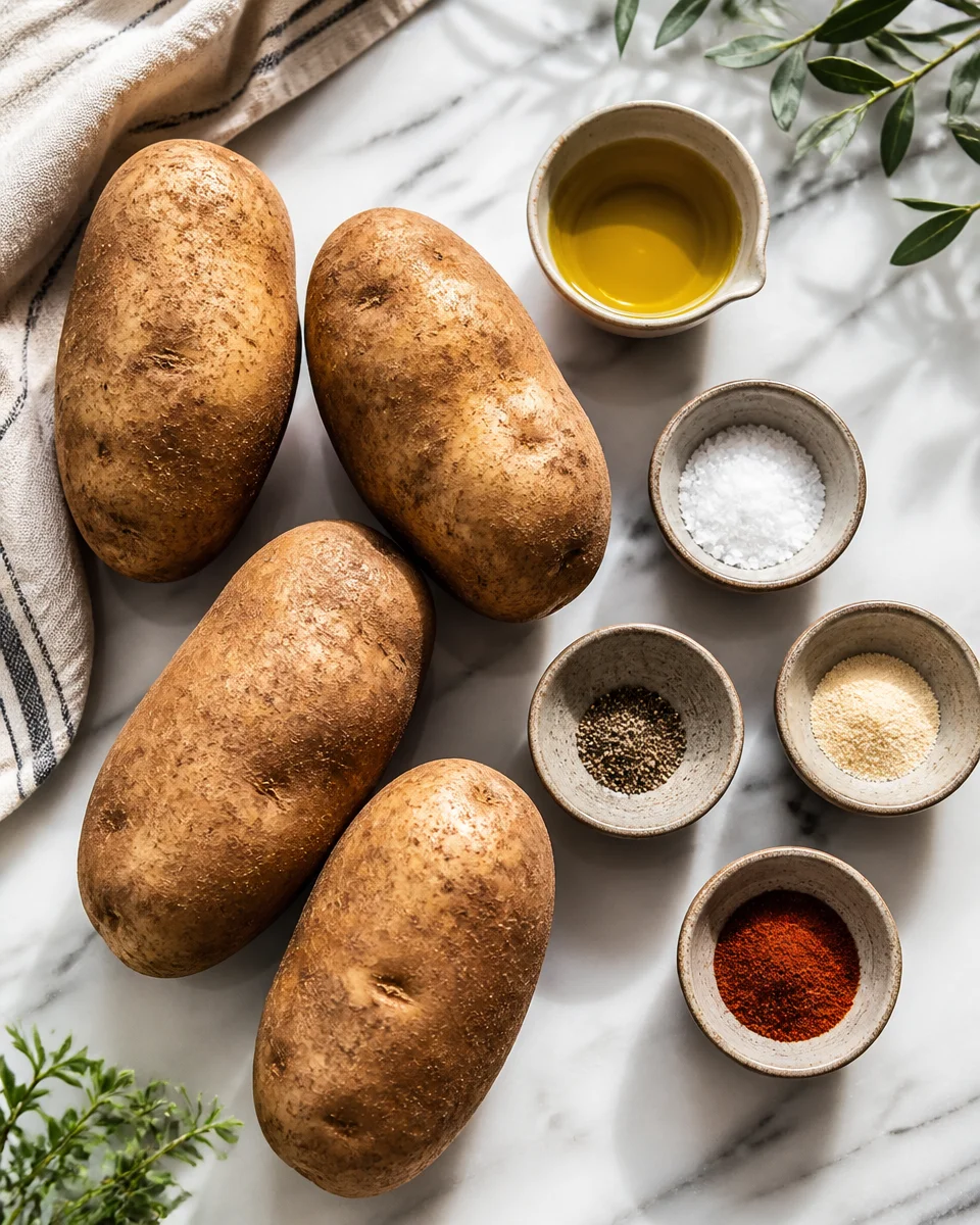 Air Fryer Baked Potatoes