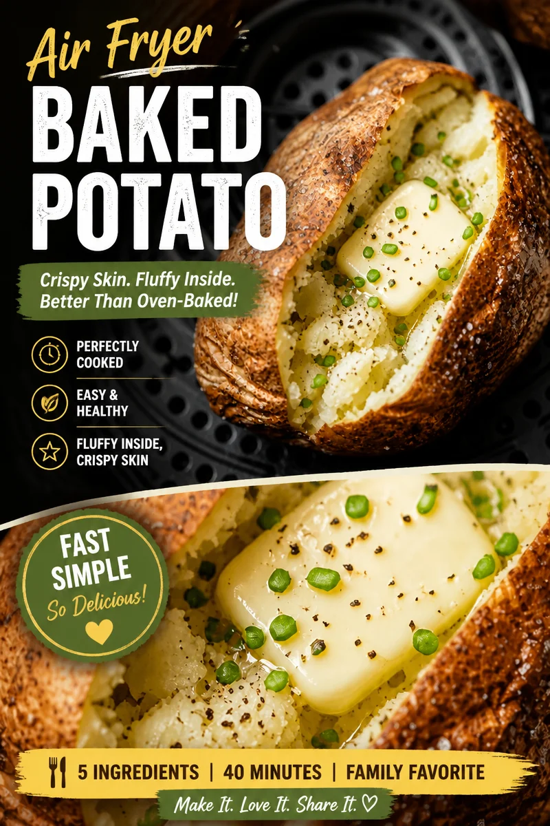 Air Fryer Baked Potatoes