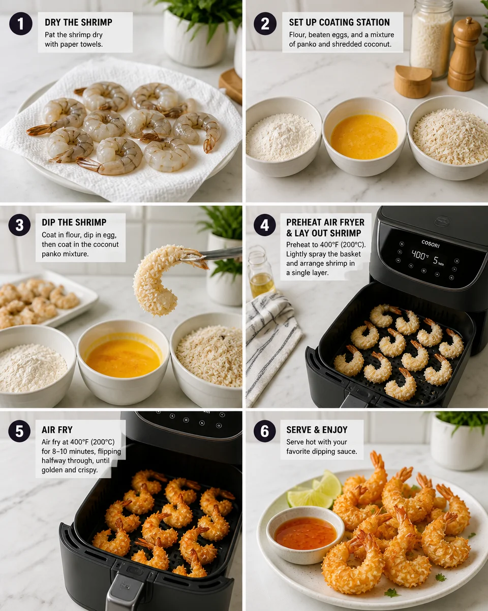 Air Fryer Coconut Shrimp