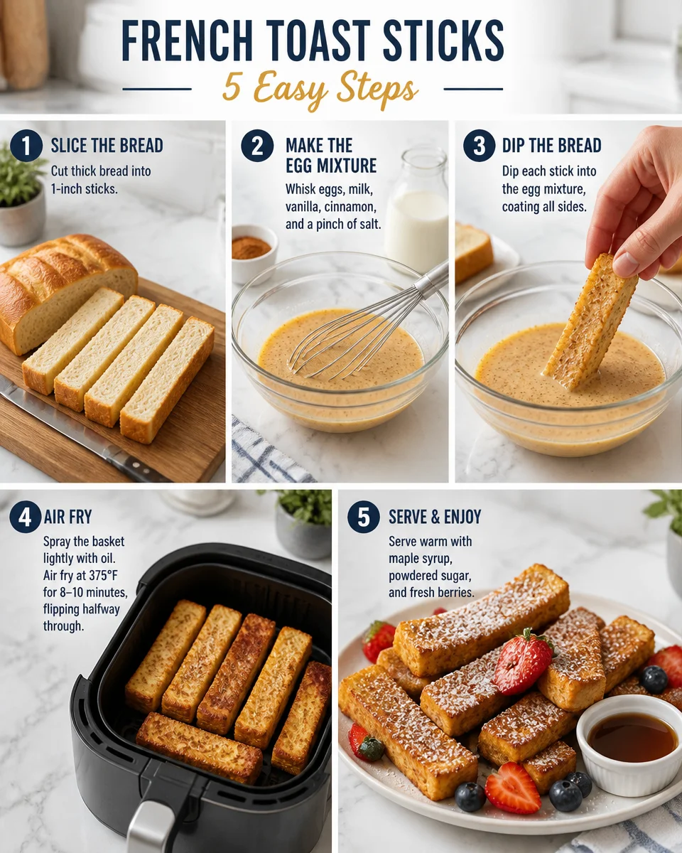 Air Fryer French Toast Sticks