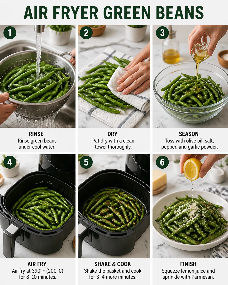 Air Fryer Green Beans