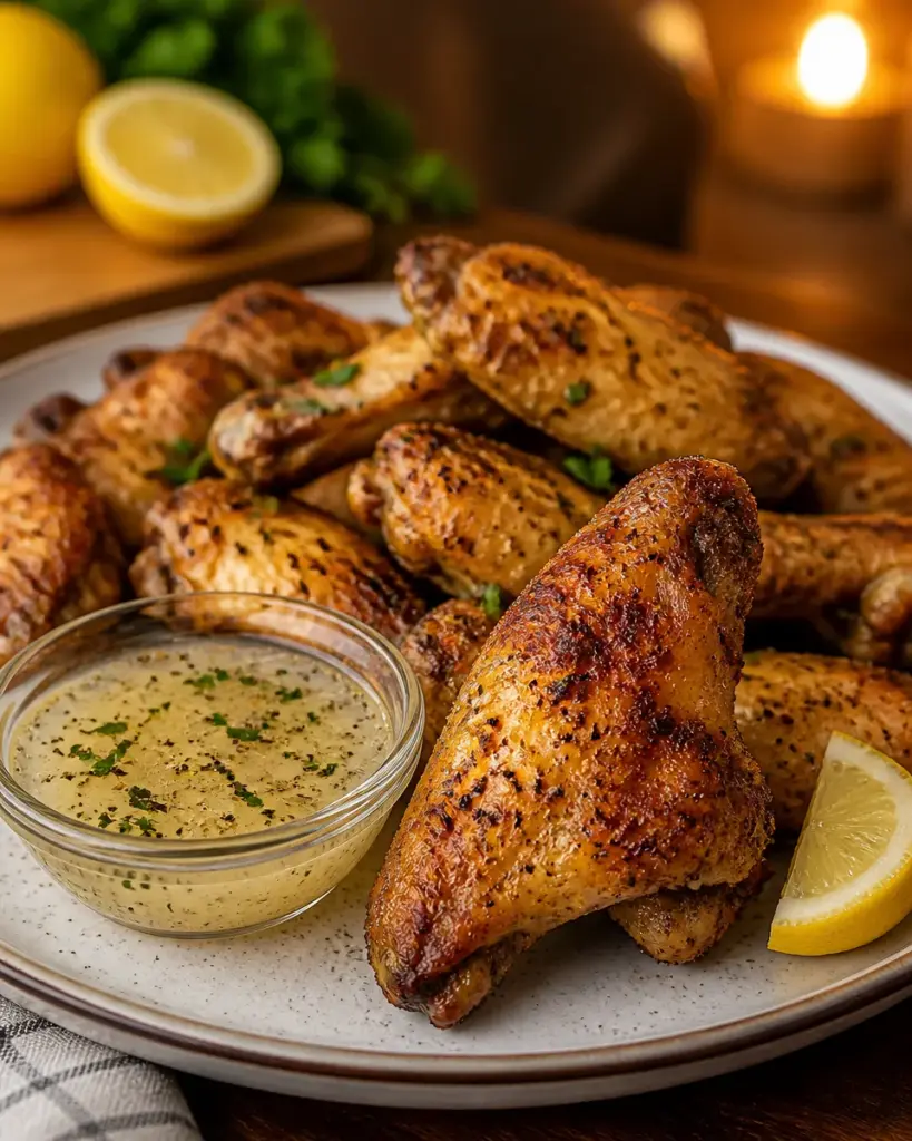 Air Fryer Lemon Pepper Wings