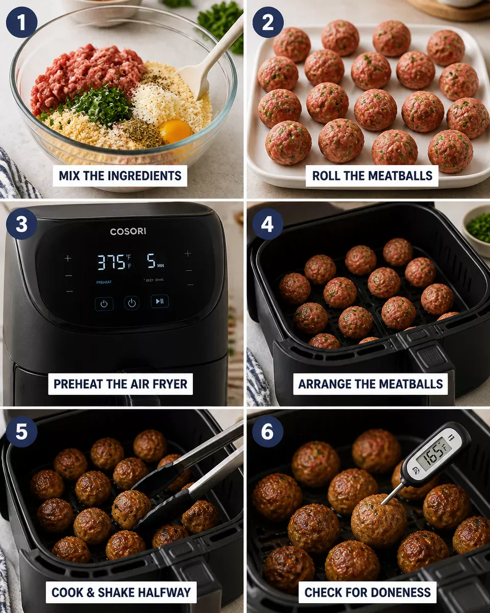 Air Fryer Meatballs