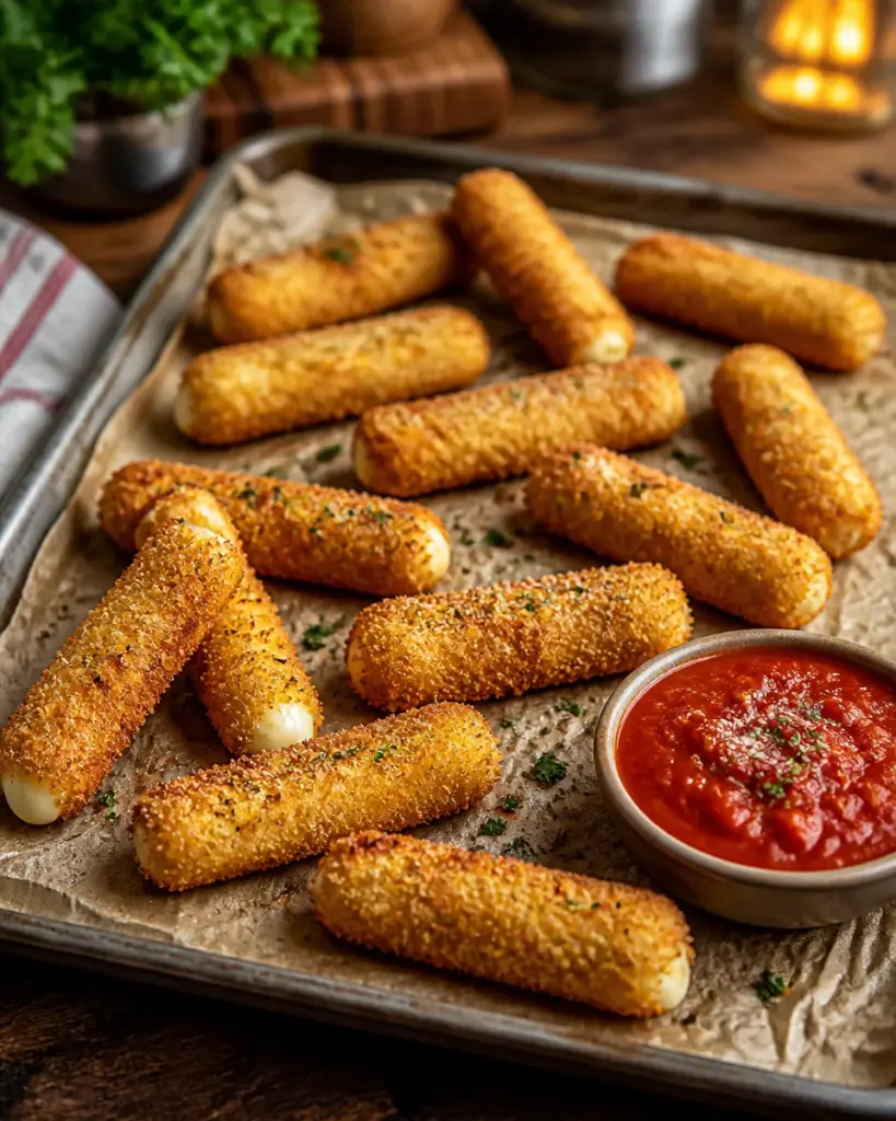 Air Fryer Mozzarella Sticks