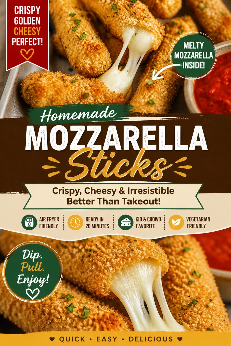 Air Fryer Mozzarella Sticks